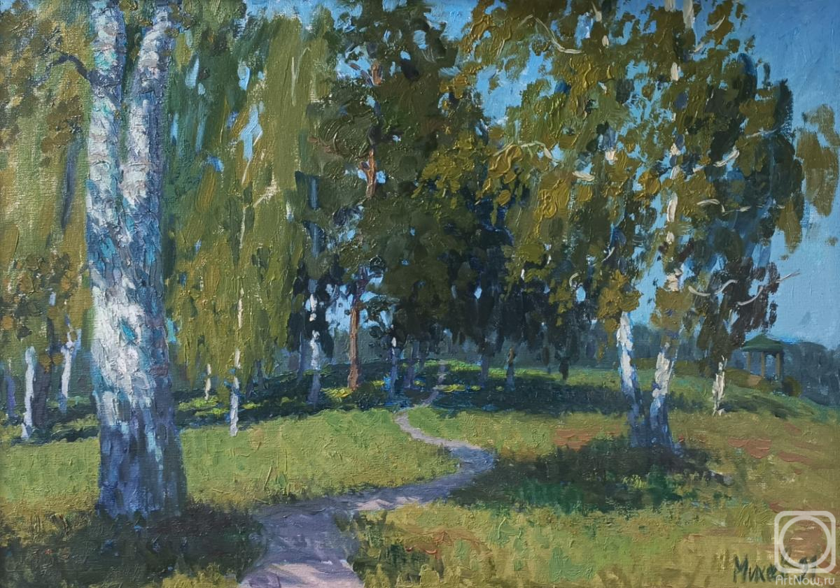 Miheev Aleksandr. Birch meadow