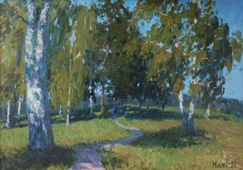 Birch meadow. Miheev Aleksandr