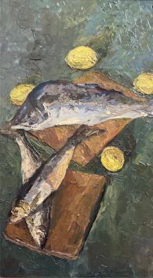 Three fish and a lemon. Fedotova Veronika
