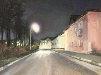 Night street. Fryazino ( ). Mashin Igor