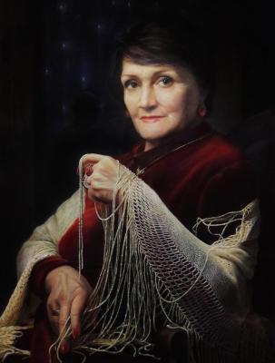 Portrait of the mother. Threads of life. Gusev Sergey