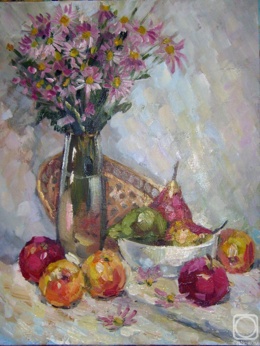 Kotova Larisa. Still life with apples and pears