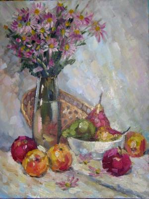 Still life with apples and pears. Kotova Larisa