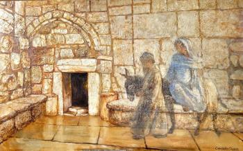 Bethlehem (Religious Painting). Simonova Olga