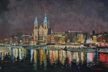 Evening Amsterdam (Amsterdam Painting). Sorokin Aleksey