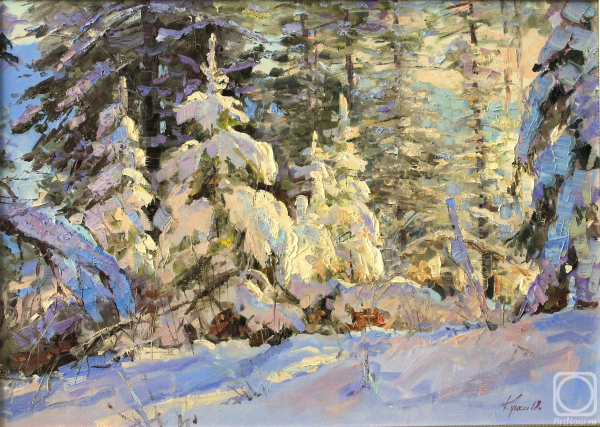 Kuksa Vasiliy. Winter forest