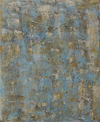 Blue jasper. Interior painting. Acrylic (Texture Stone). Prostakova Svetlana