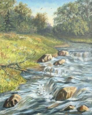 Painting Running water.. Kirilina Nadezhda