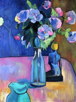 Vase with flowers. Osadchuk Nataliya