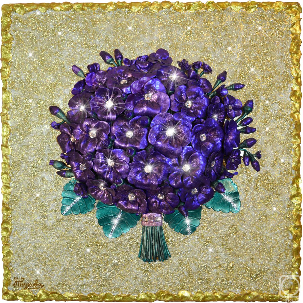 Zhukova Natalya. Bouquet of violets