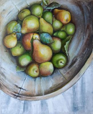 Wild pear (The Pears On The Table). Mahonina Zilya