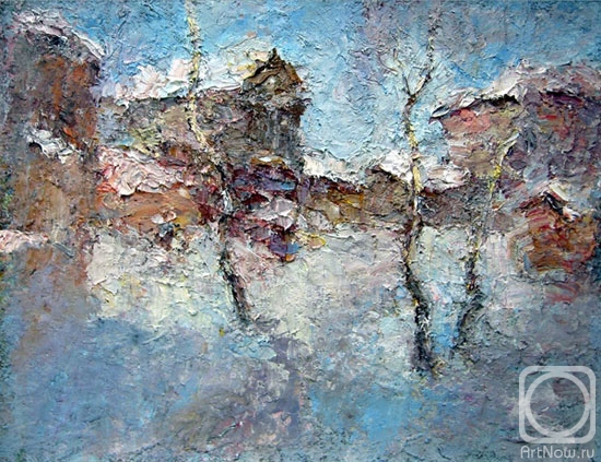 Jelnov Nikolay. Winter courtyard