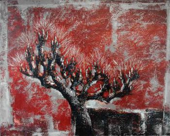 Plane tree (red). Ryabchikov Vladimir