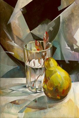 Glass with pear. Gogadze Valeri