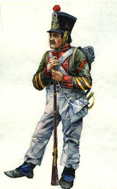 Sukhanov Oleg. French infantry, 1812 (3)