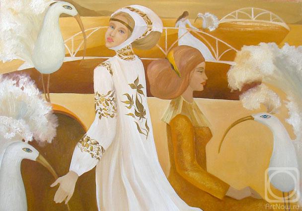 Ilchenko Larisa. White birds