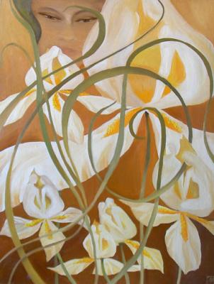 Mistery of white orchids. Ilchenko Larisa