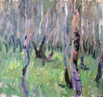 Birch-trees in May. Yudaev-Racei Yuri
