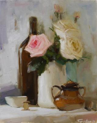 Still life with roses (A Still Life With Roses). Burtsev Evgeny