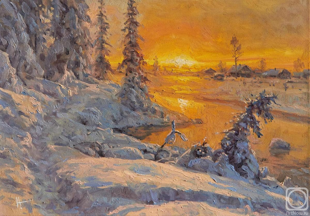 Volya Alexander. Winter Sunset