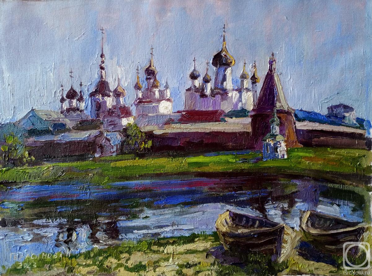 Gerasimova Natalia. Solovetsky Monastery. View from the Bay of Prosperity