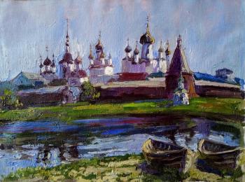 Solovetsky Monastery. View from the Bay of Prosperity (Russian Bay). Gerasimova Natalia