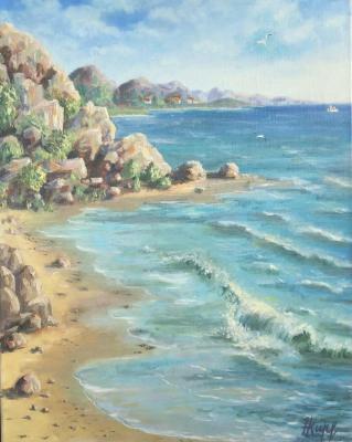 Painting Rocky shore.. Kirilina Nadezhda