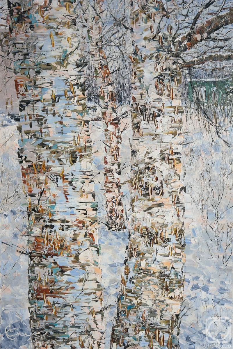 Smirnov Sergey. Winter birches