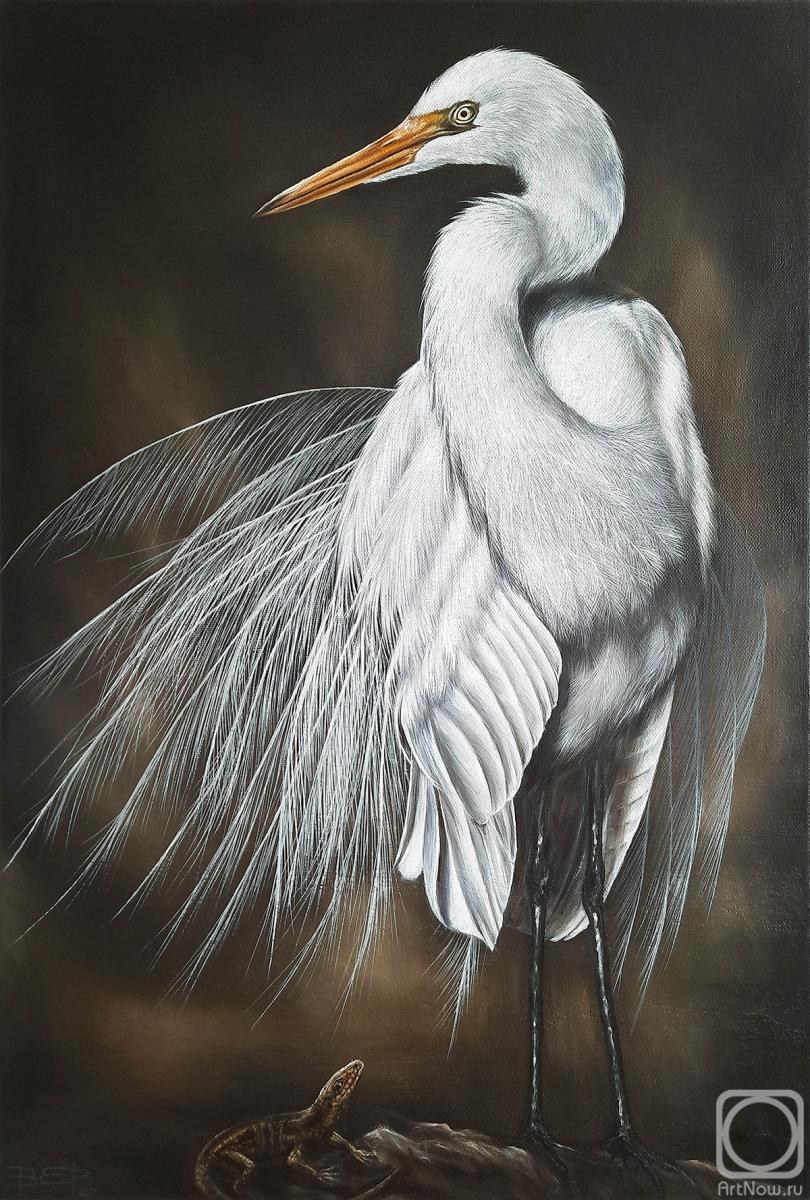 Parukova Ekaterina. Great Egret