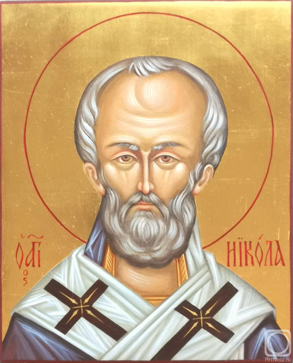 Zhuravleva Tatyana. Icon of Saint Nicholas the Wonderworker