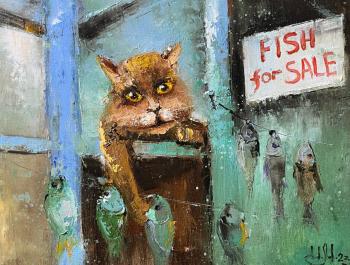 Fish seller (). Medvedev Igor