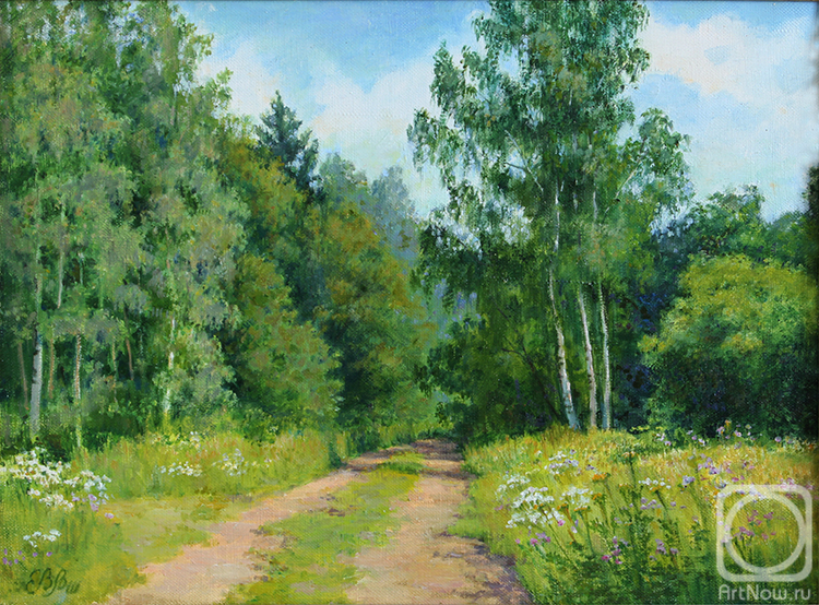 Shumakova Elena. Forest road