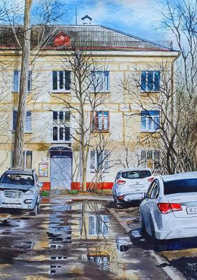 Streams murmur (Painting A Sunny Day In The City). Sorokin Aleksey