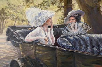 Gossip girls (Alexandrovsky S Painting). Averkieva Lyubov