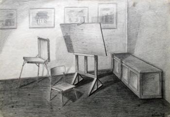 The Educational study 3 (Educational Drawing). Abaimov Vladimir