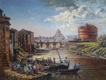 New Rome. St. Angels Castle. Copy of S. Shedrin (An Ancient Castle). Lazarev Dmitry