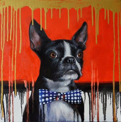 Gentleman (French Bulldog) (Animal Art). Moiseyeva Liana