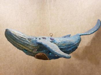 The whale "Flying happiness" (Collectible Doll). Bulatovaya Anastasiya