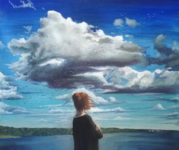 The sky above me (Figure On The Water). Sergeeva Mariya