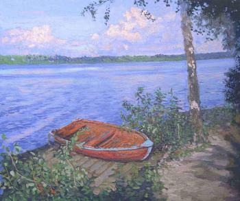 The boat. Ploys (Volga Coast). Kozhin Simon