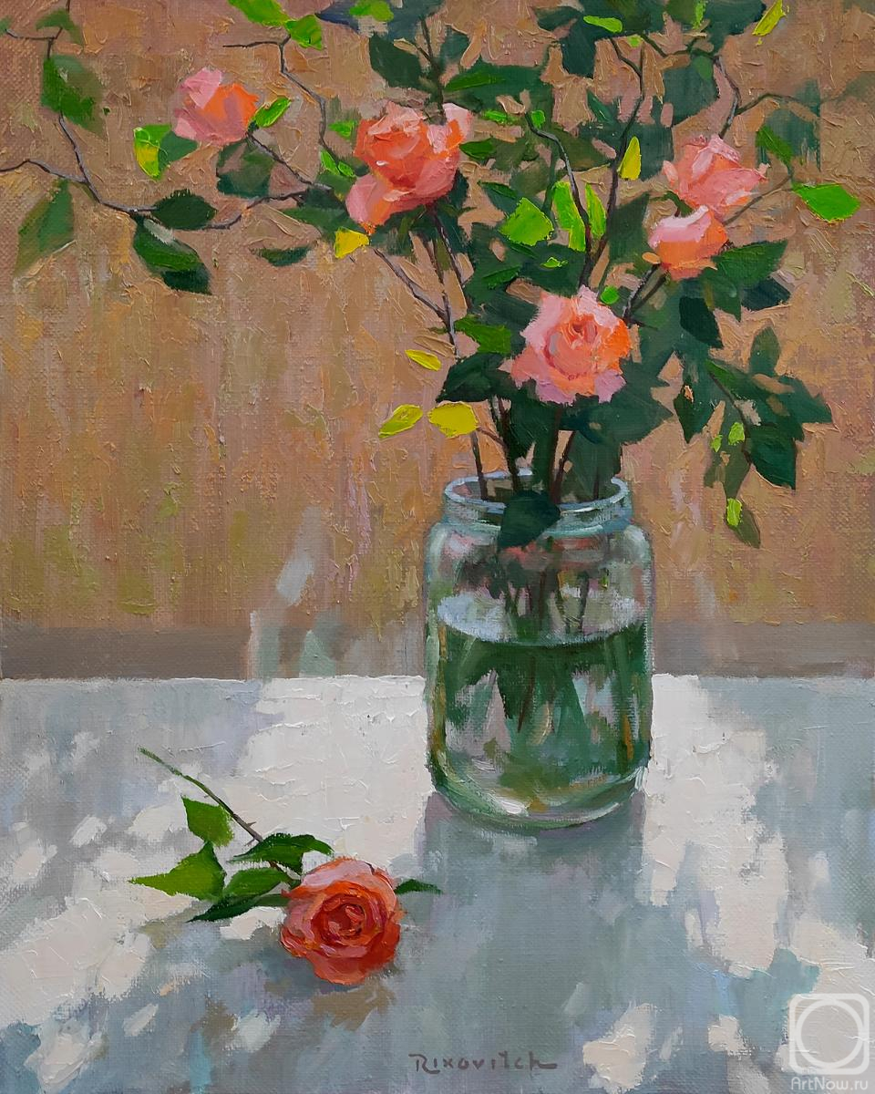 Volkov Sergey. Roses in a jar