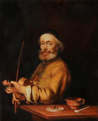 Jewish violinist, G. Terborch