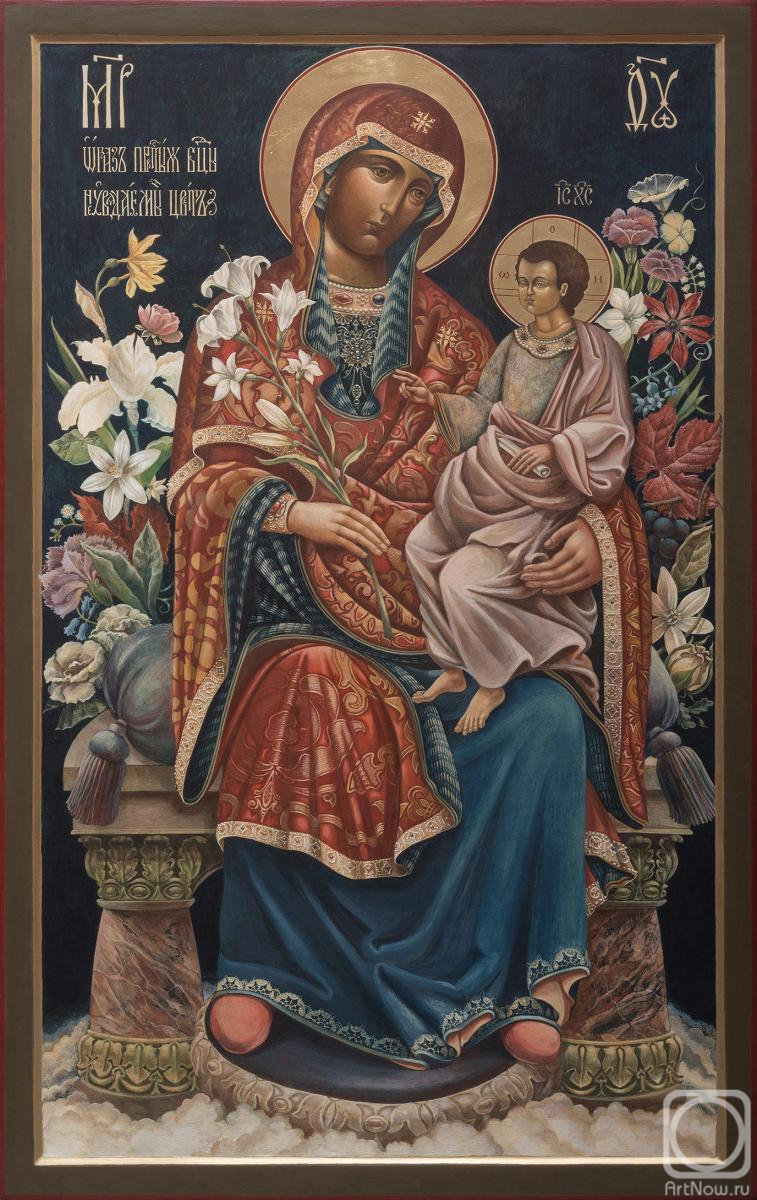 Korzukhin Pavel. Image of Holy Mother of God Unfading Flower