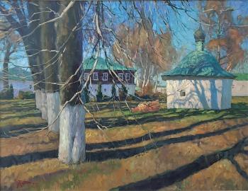 Alexandrovskaya Sloboda. April (Painting
Orthodoxy). Ryzhenko Vladimir
