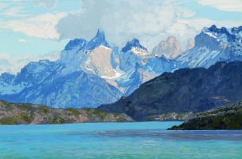 Mountains. Patagonia. Chile. Torres del Paine. Kozhin Simon