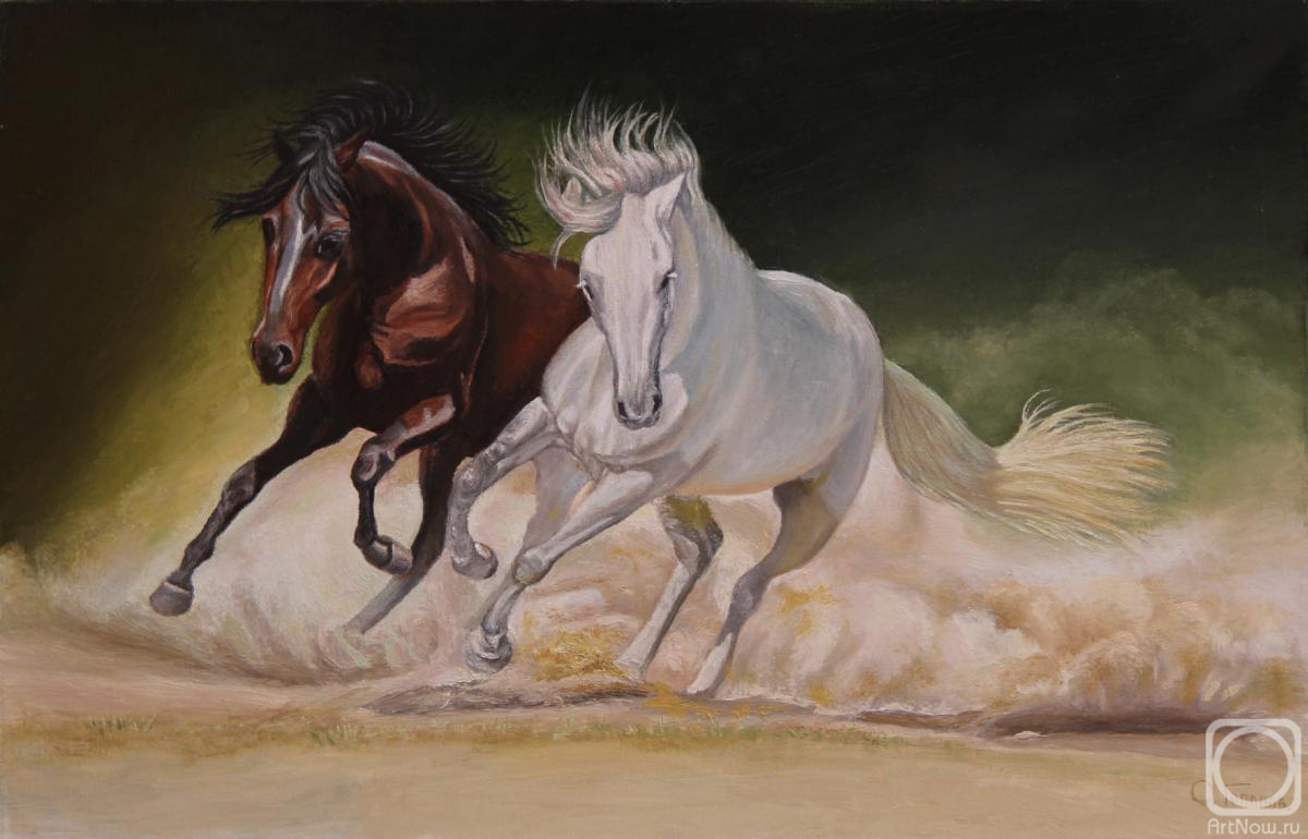 Gaponov Sergey. Horses, horse