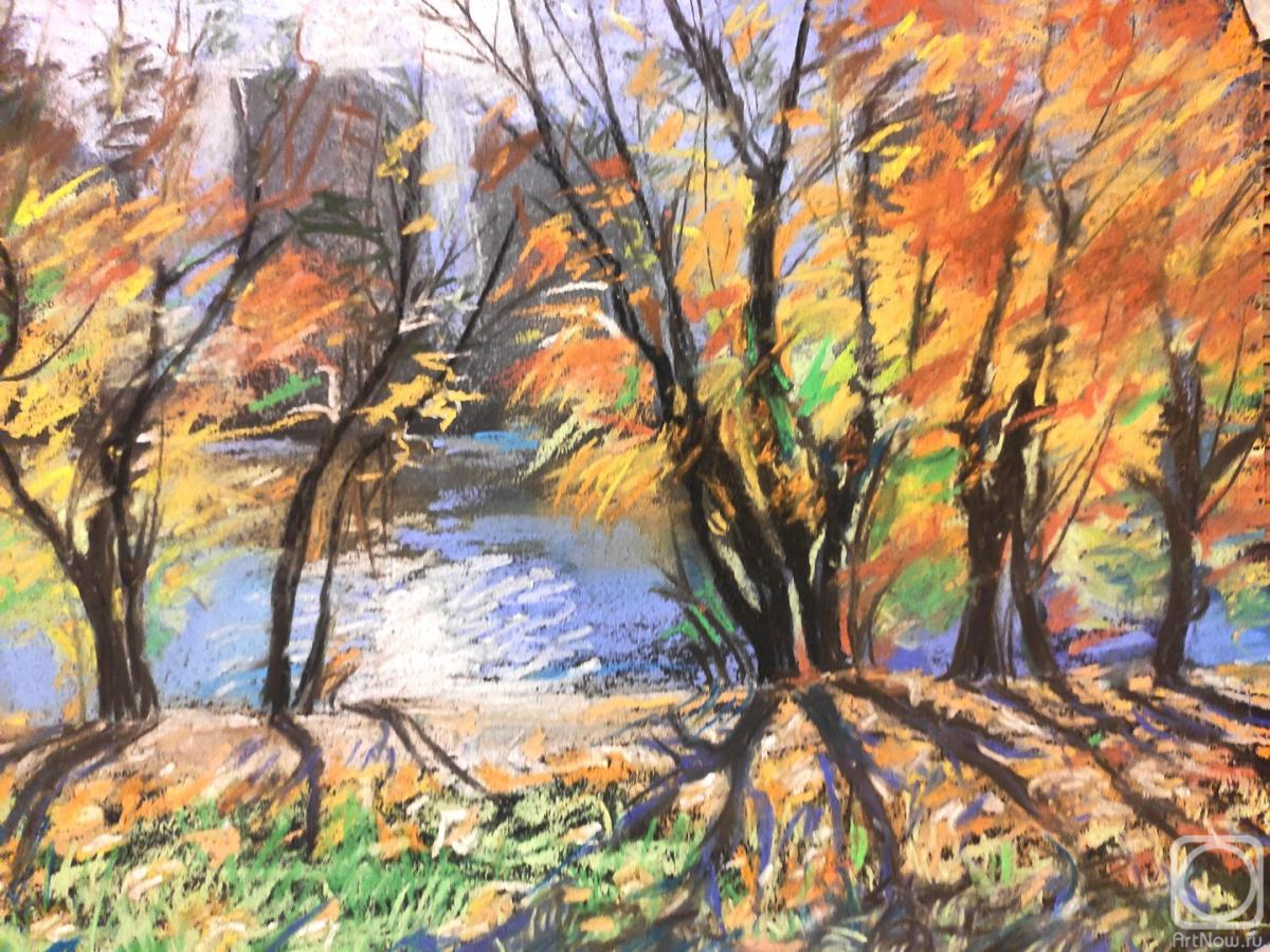 Mihaylenko Alina. Autumn on the pond