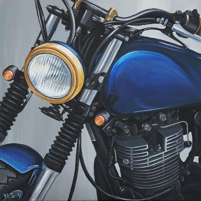 Yamaha SR400 (Motorcycle Art). Suvorov Aleksandr