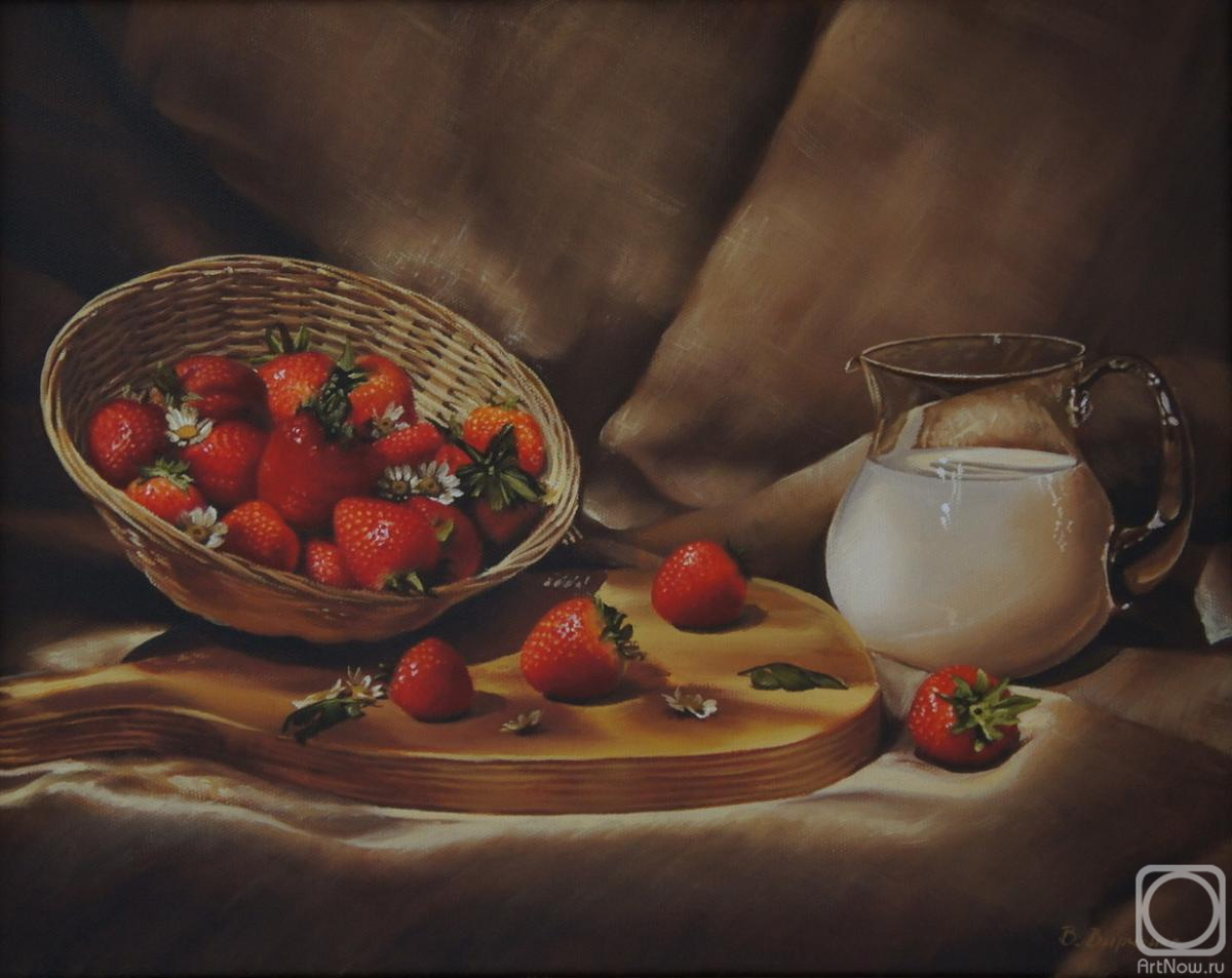 Virchenko Vladimir. Still life with strawberries