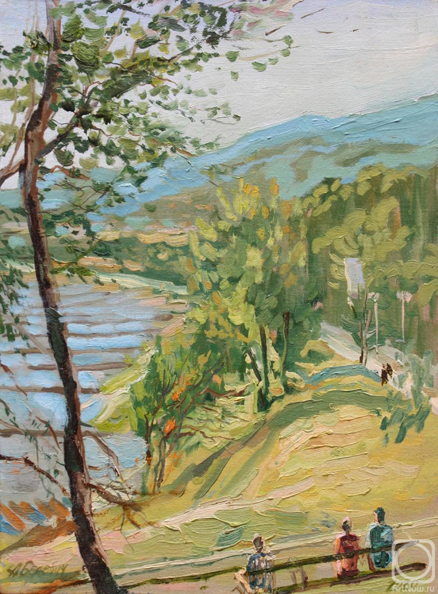 Belevich Andrei. View Of The Beach In Divnomorskoe